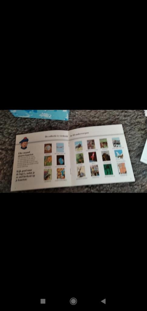 Tintin verzamel kaarten Atlas, Collections, Enlèvement ou Envoi