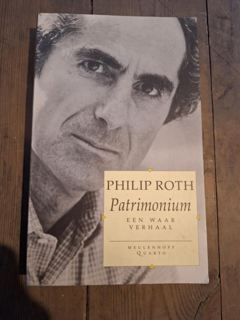 Philip Roth - Patrimonium, Enlèvement ou Envoi, Comme neuf, Philip Roth