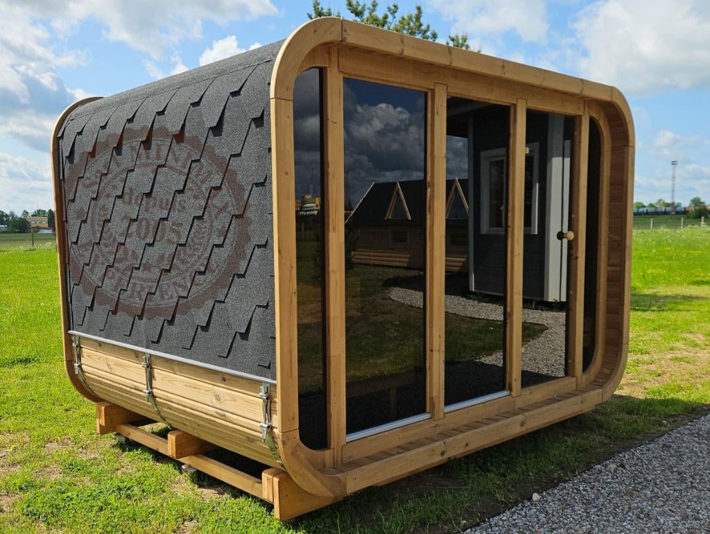 grand sauna extérieur moderne, Enlèvement ou Envoi, Neuf, Finlandais ou Traditionnel, Sauna complet