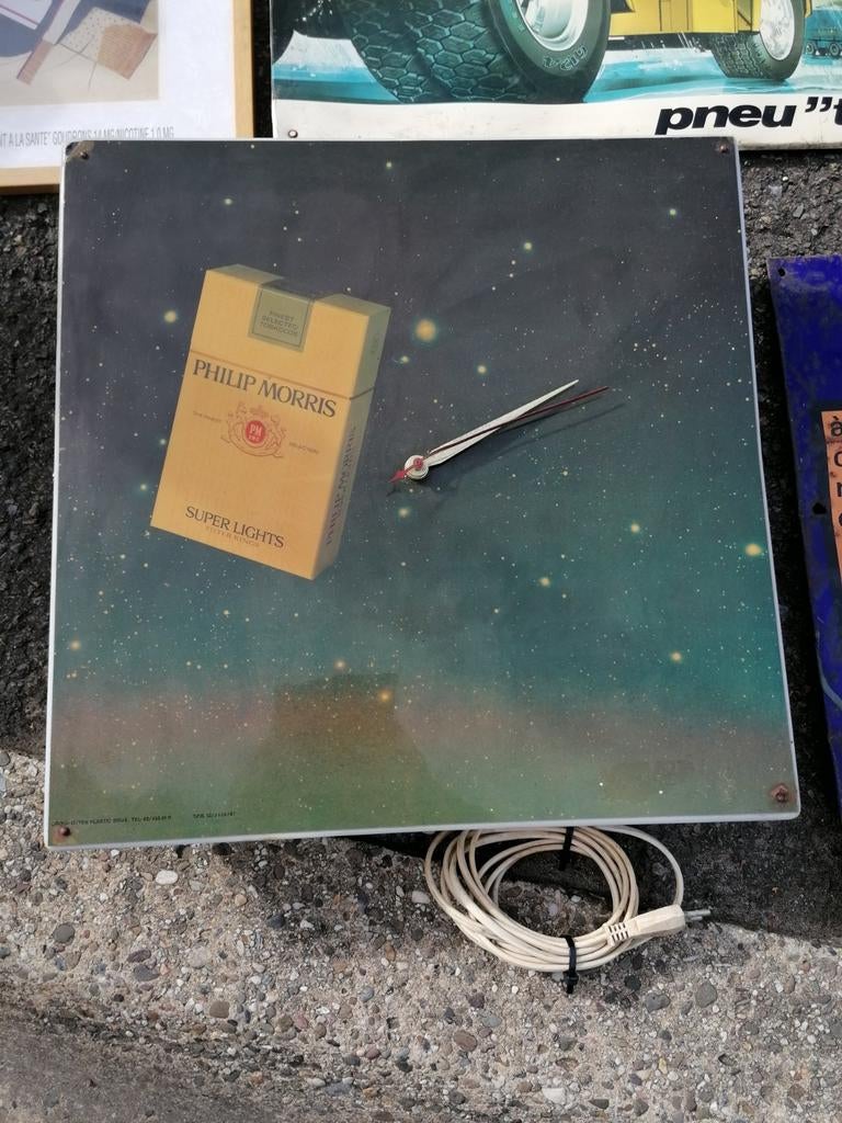 Enseigne lumineuse collection Philip Morris, Ophalen of Verzenden, Gebruikt