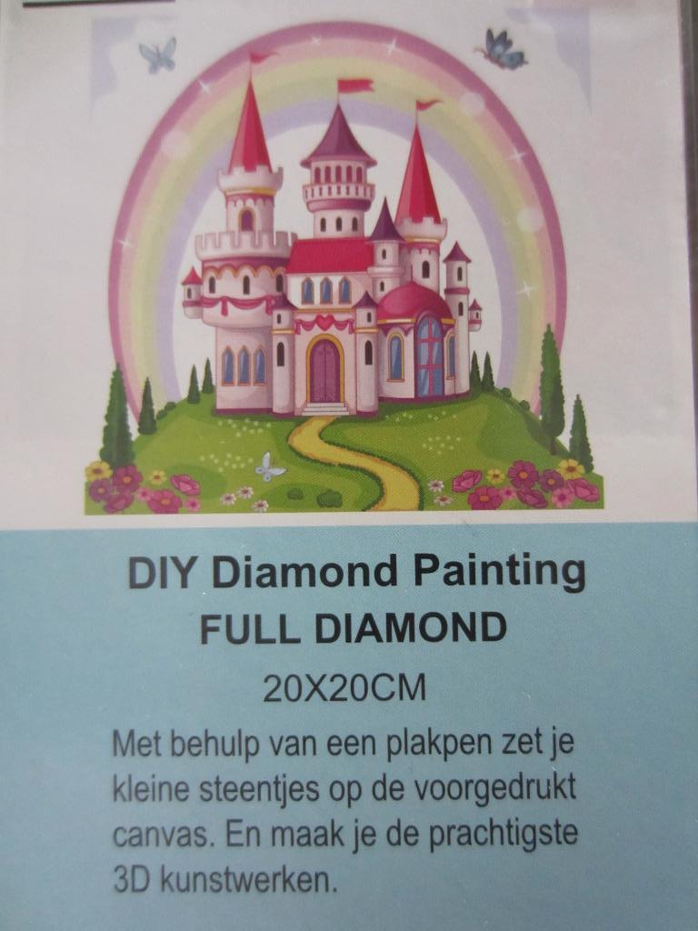 Diamond painting Kasteel, Enlèvement ou Envoi, Neuf