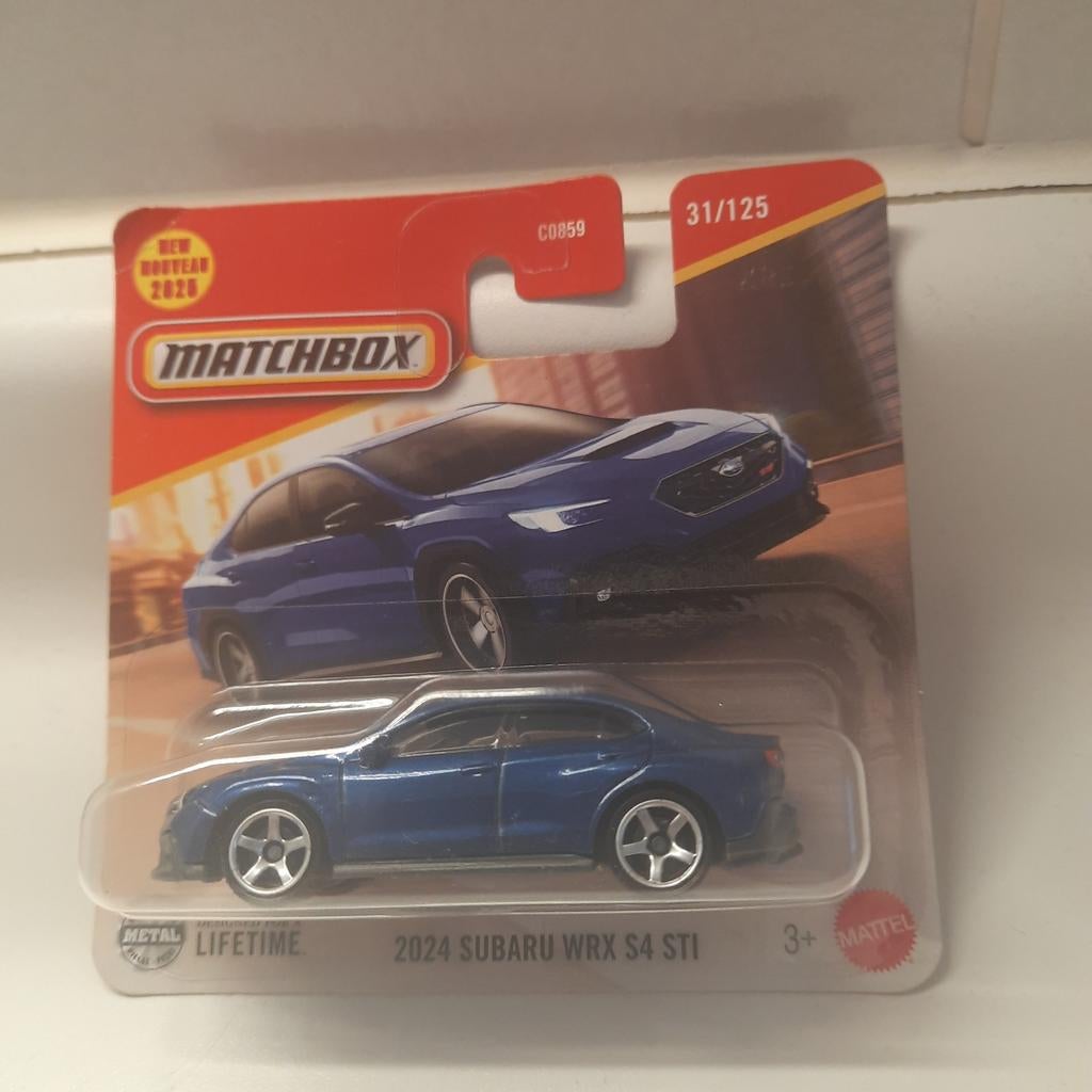 MATCHBOX 1:64 N 31/125:SUBARU WRX S4 STI 2024 *NOUVEAU*MOC*, Enlèvement, Neuf, Voiture, Matchbox