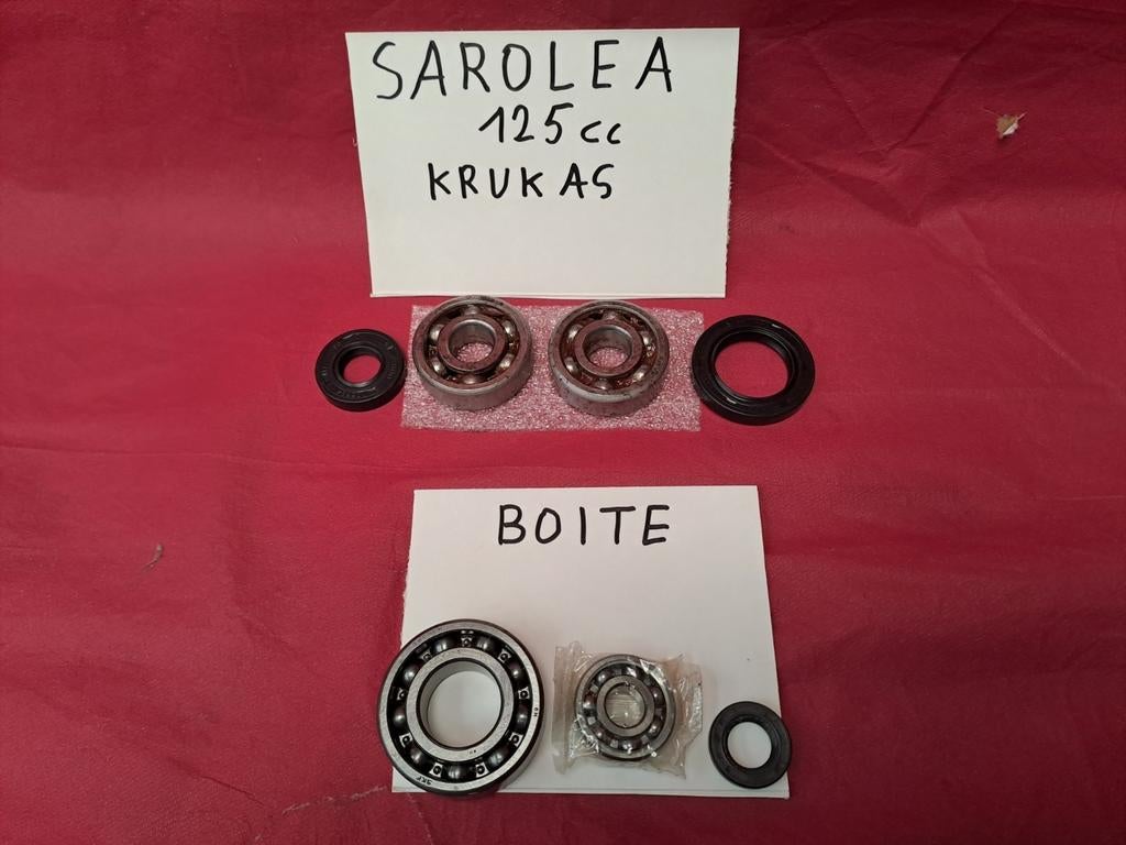 Sarolea 125 cc krukas en boite lagers en dichtingen, Ophalen of Verzenden