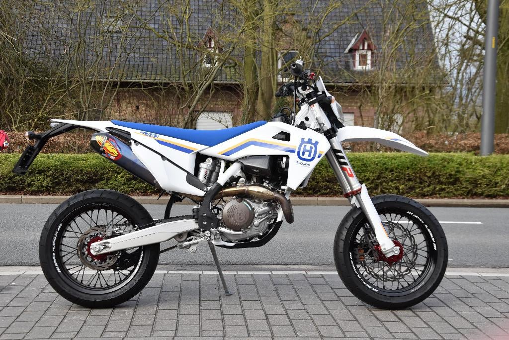 HUSQVARNA - FE 450 - SUPERMOTARD - A2 Rijbewijs, Motoren, Motoren | Husqvarna, Bedrijf, SuperMoto, 12 t/m 35 kW, 1 cilinder, Minimaal motorrijbewijs A2
