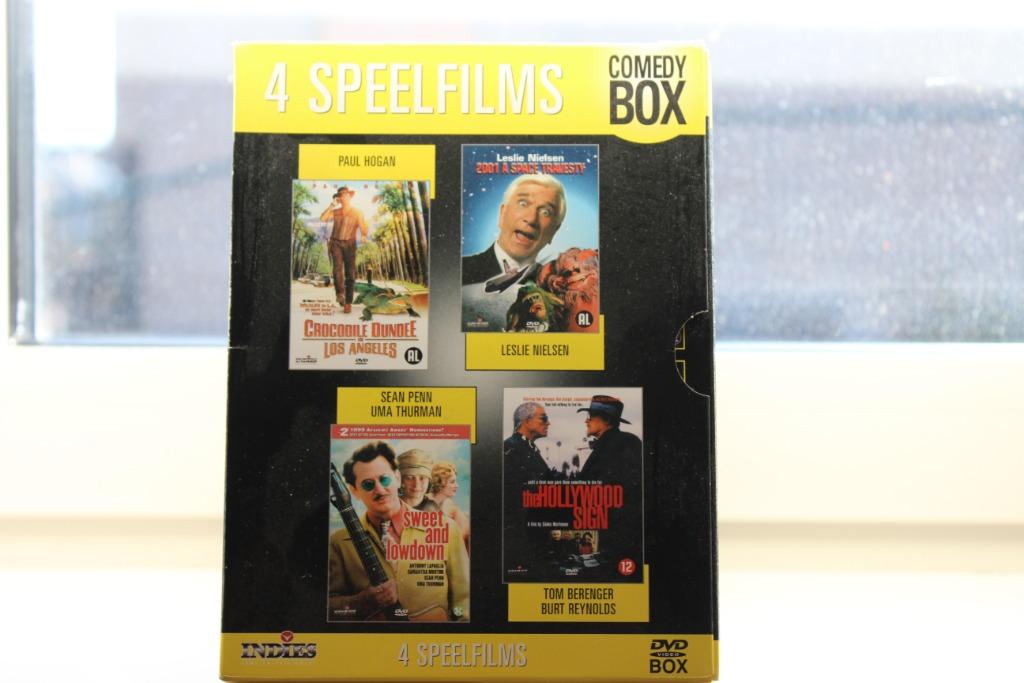 4 FILMS OP 2DVD'S COMEDYBOX / NIEUW, Cd's en Dvd's, Ophalen of Verzenden