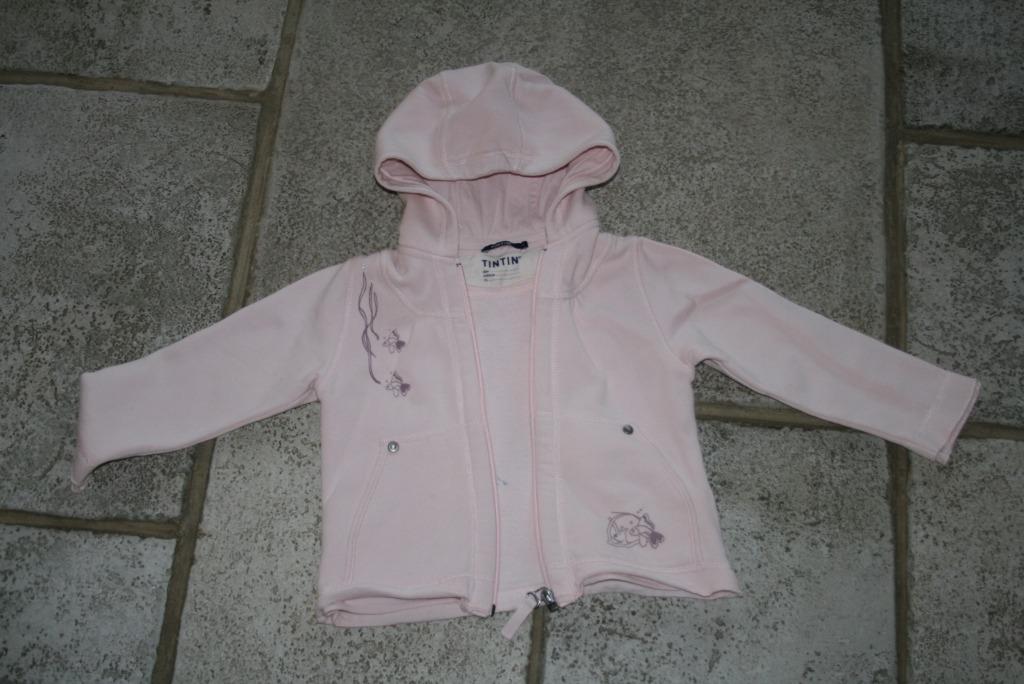 roze gillet Kuifje maat 98-104, Kinderen en Baby's, Ophalen of Verzenden, Zo goed als nieuw, Meisje, Trui of Vest
