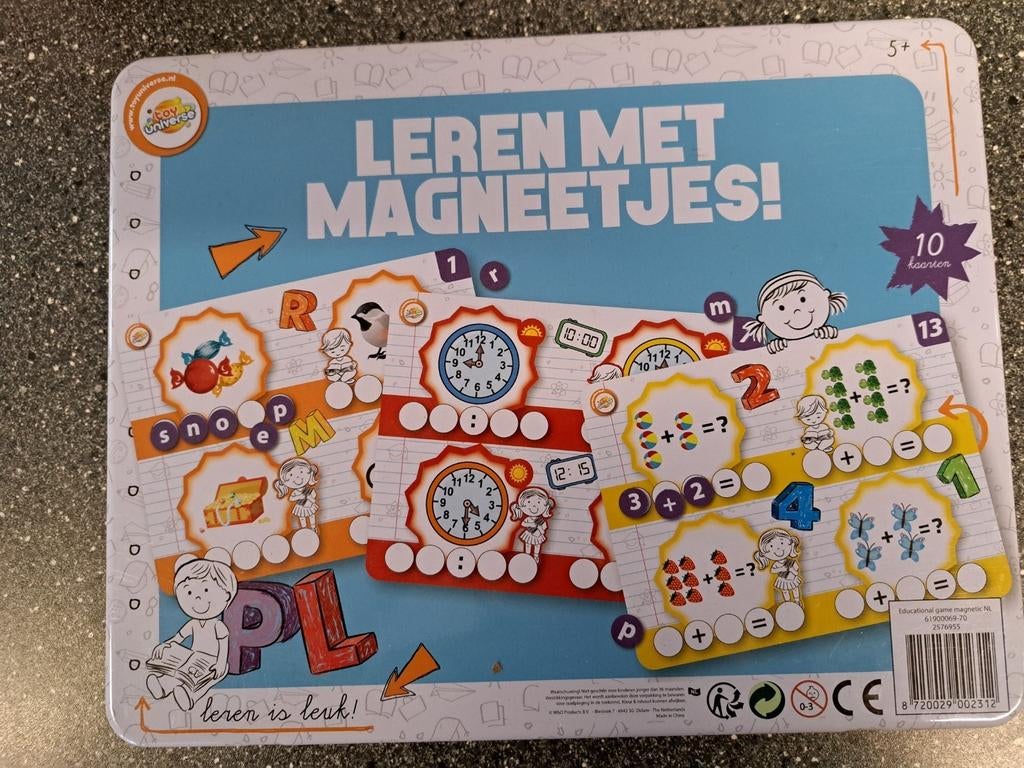 Educatief met magneten, Ophalen of Verzenden, Zo goed als nieuw