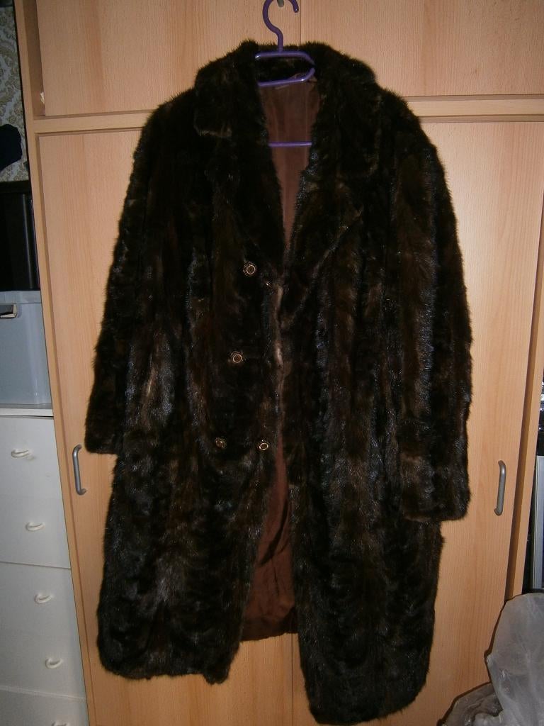 Manteau Vison femme, Ophalen, Gedragen, Maat 46/48 (XL) of groter