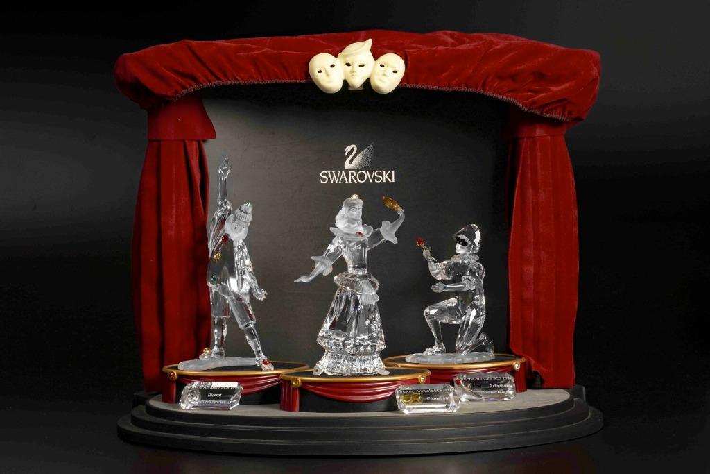 Complete set trilogie 'Masquerade', Swarovski nieuw in OVP, Verzamelen, Ophalen of Verzenden, Nieuw, Figuurtje