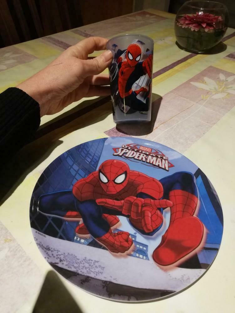 vaisselle pour enfants Spiderman, Enlèvement ou Envoi, Neuf, Autres types