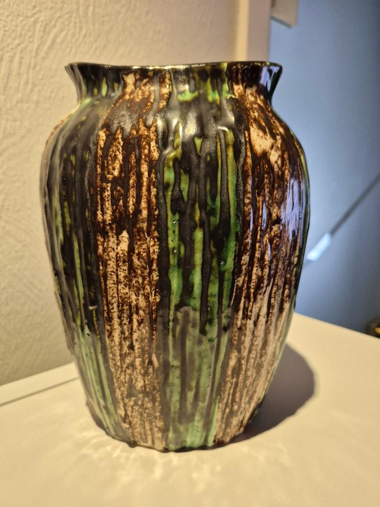 vase rare Keralux-Boch Frères Belgique-Ernest d'Hossche, Antiquités & Art, Enlèvement ou Envoi