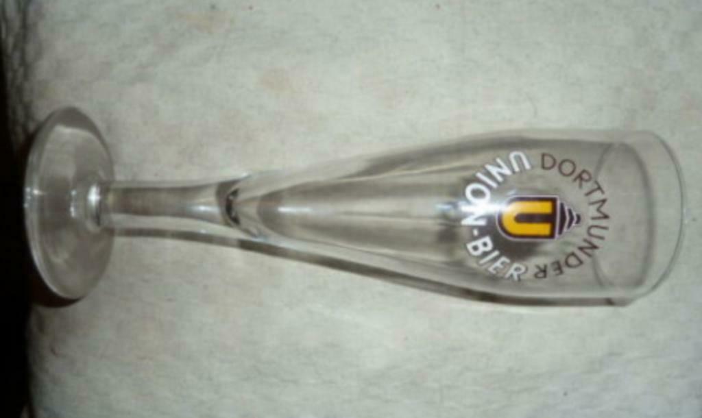 #E bier glas DORTMUNDER UNION - BIER ' facetten ', Verzamelen, Ophalen of Verzenden, Nieuw, Bierglas