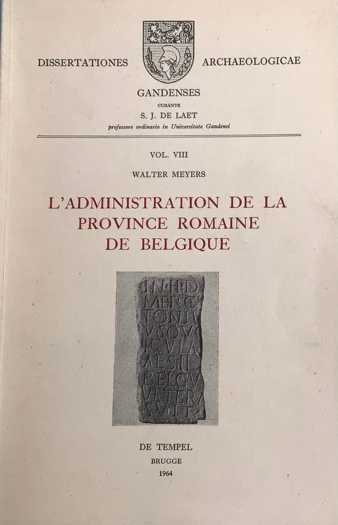 L’Administration De La Province Romaine De Belgique, Brugge, Ophalen of Verzenden, Zo goed als nieuw