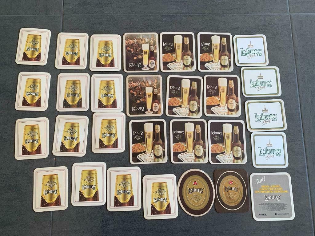 Bierviltjes Loburg, Verzamelen, Biermerken, Ophalen, Gebruikt, Viltje(s), Overige merken