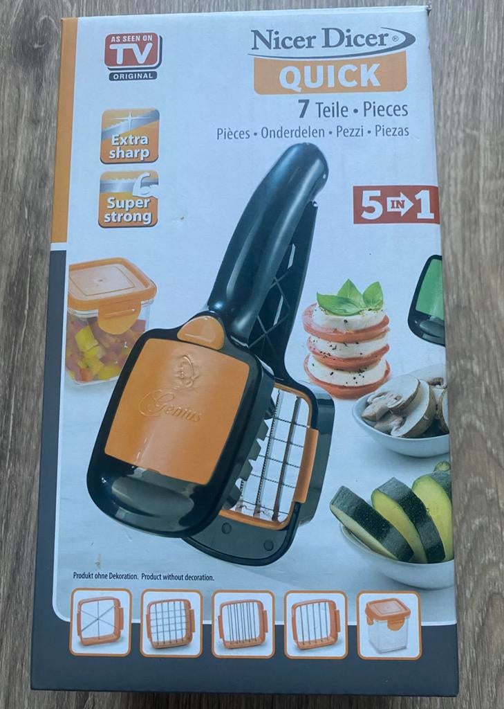 🔥 Nicer Dicer Quick - nieuw, Ophalen of Verzenden, Nieuw