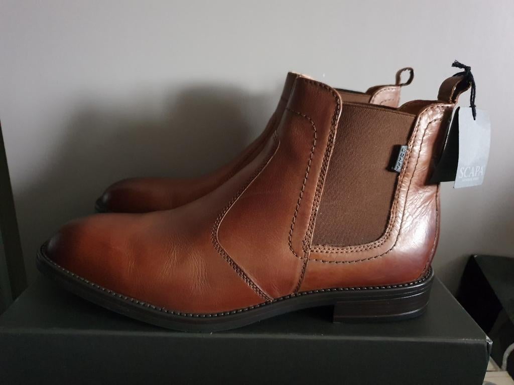 Nieuwe Chelsea boots voor heren van Scapa maat 42, Vêtements | Hommes, Chaussures, Neuf, Enlèvement ou Envoi, Brun, Scapa