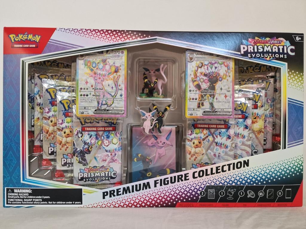 Prismatic Evolutions Premium figure collection, Enlèvement, Neuf, Booster, Foil