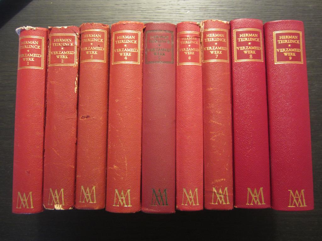 Verzameld werk van Herman  Teirlinck  in 9 delen, Boeken, Literatuur, Ophalen of Verzenden