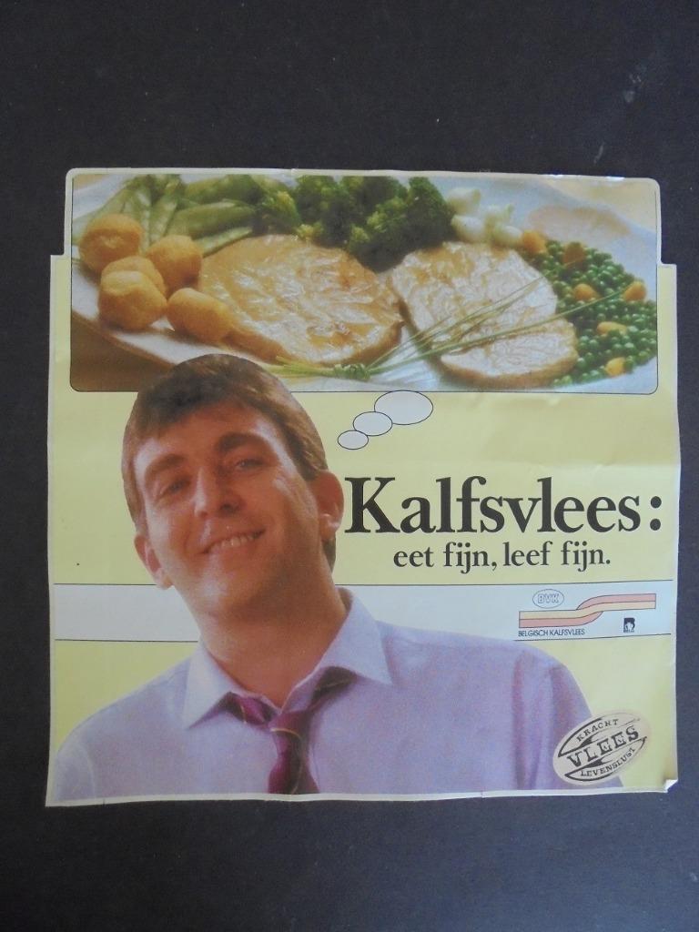 sticker Frank Dingenen kalfsvlees, Verzenden, Nieuw, Film, Tv of Omroep