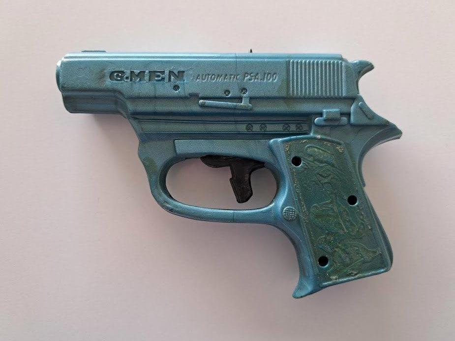 Pistolet jouet vintage - C-Men PSA 100, Enlèvement ou Envoi, Utilisé