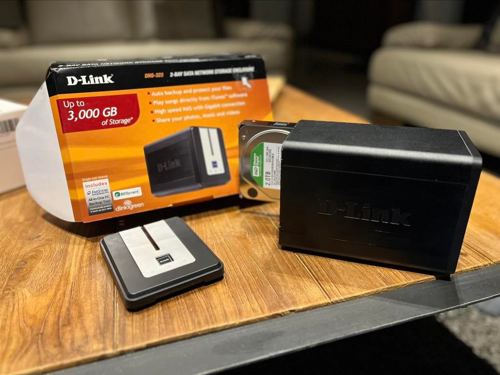 Serveur de stockage réseau D-Link, TV, Hi-fi & Vidéo, Enlèvement, Utilisé