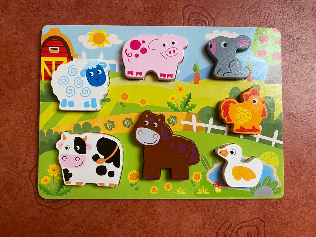 Houten puzzel, Ophalen, Zo goed als nieuw