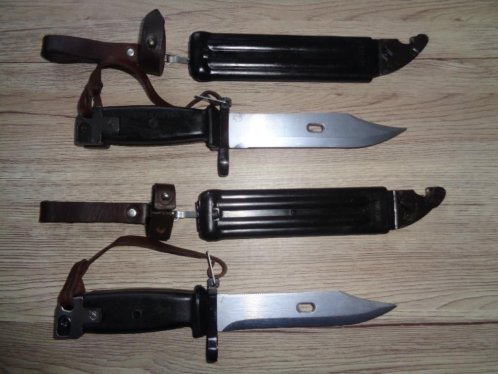 Baionnettes AKM Zastava., Enlèvement, Armée de terre, Couteau ou Poignard