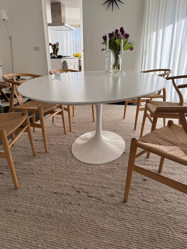 Tulip eettafel Eero Saarinen, Huis en Inrichting, Ophalen, Zo goed als nieuw