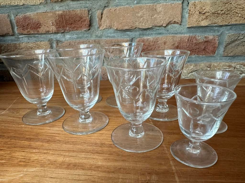 Différents anciens verres, Enlèvement, Utilisé