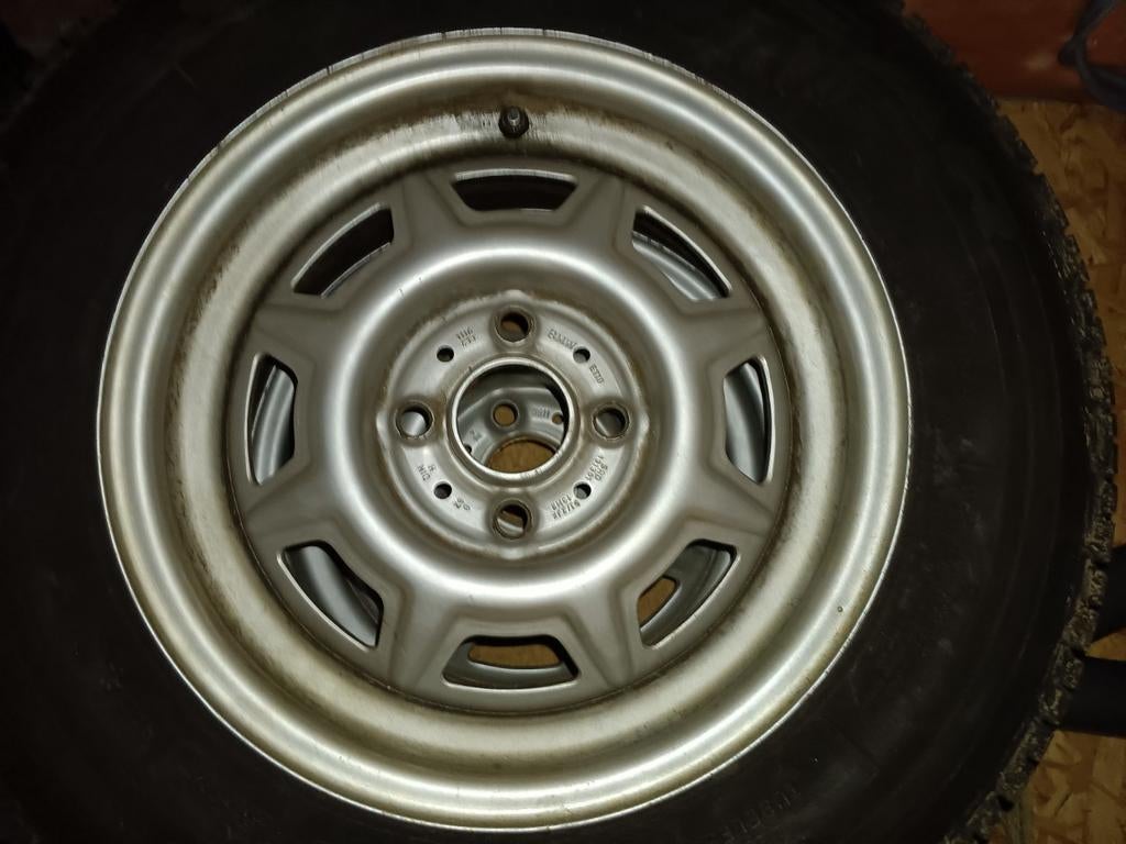 Stalen velgen 13" origineel BMW E21, Ophalen, Gebruikt, Band(en)