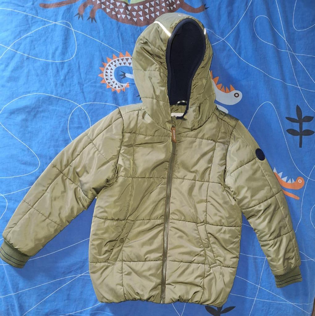 Winterjas Noppies maat 134 khaki, Ophalen of Verzenden, Zo goed als nieuw, Jongen, Noppies