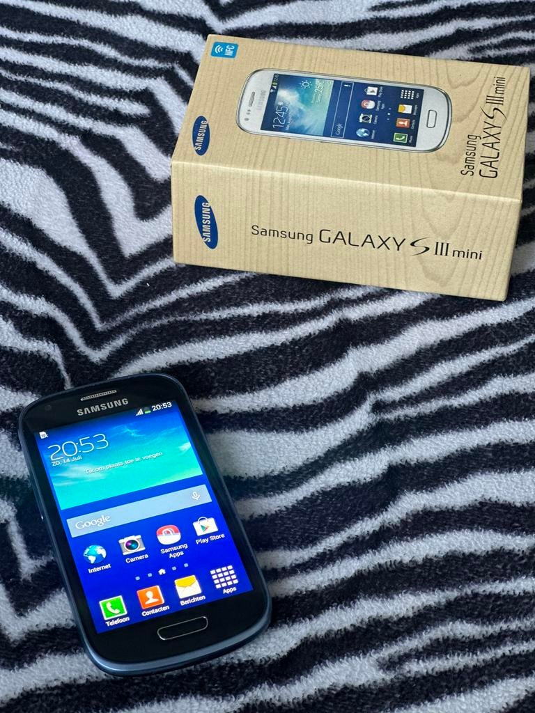 Samsung galaxy s3 mini 8 Gb. Nieuw staat!, Telecommunicatie, 8 GB, Ophalen, Zo goed als nieuw
