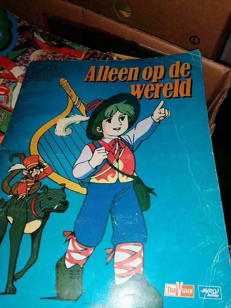 Sticker album remi alleen op de wereld, Verzamelen, Verzenden, Gebruikt