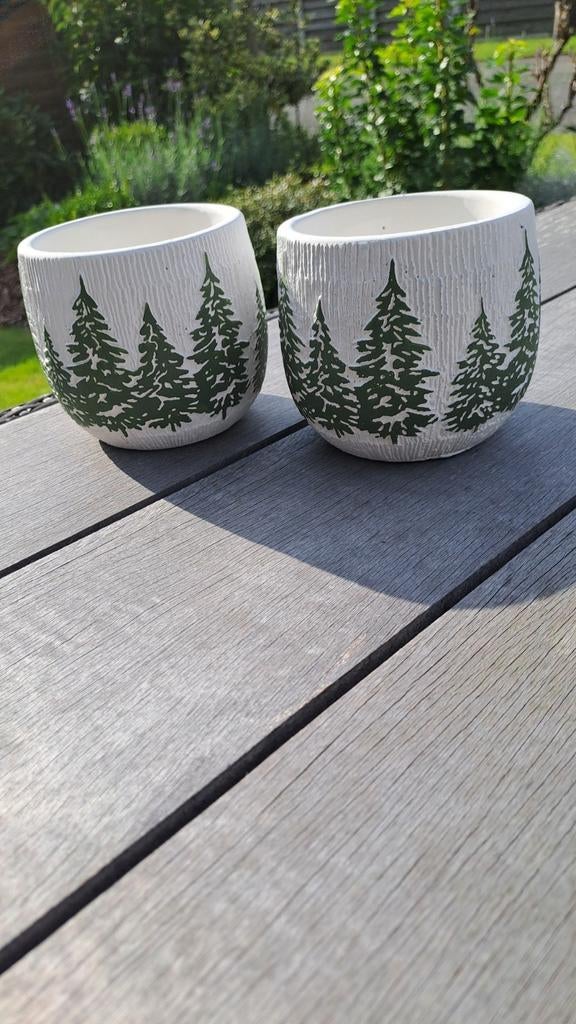 Bloem(planten)pot met kerstboom, Ophalen of Verzenden, Nieuw