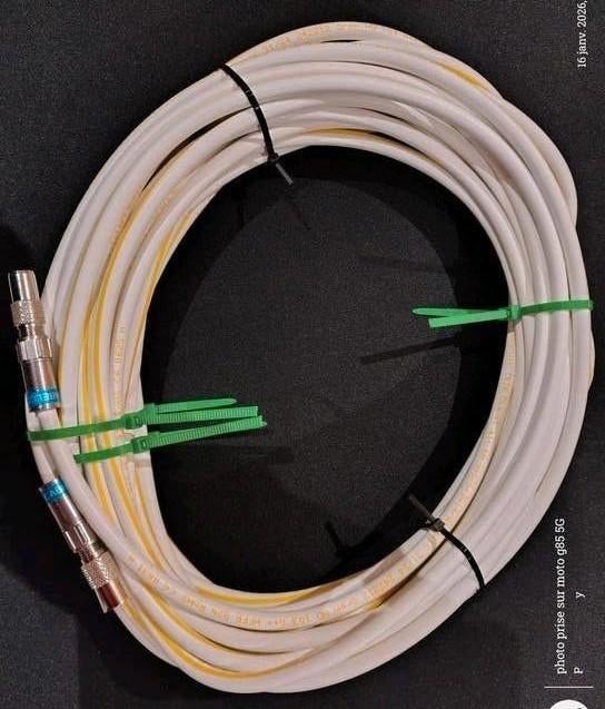 Coaxkabel van 10 m (m - f) voor box tv orange TV ..., Ophalen of Verzenden, Zo goed als nieuw, 10 meter of meer, Coaxiale kabel