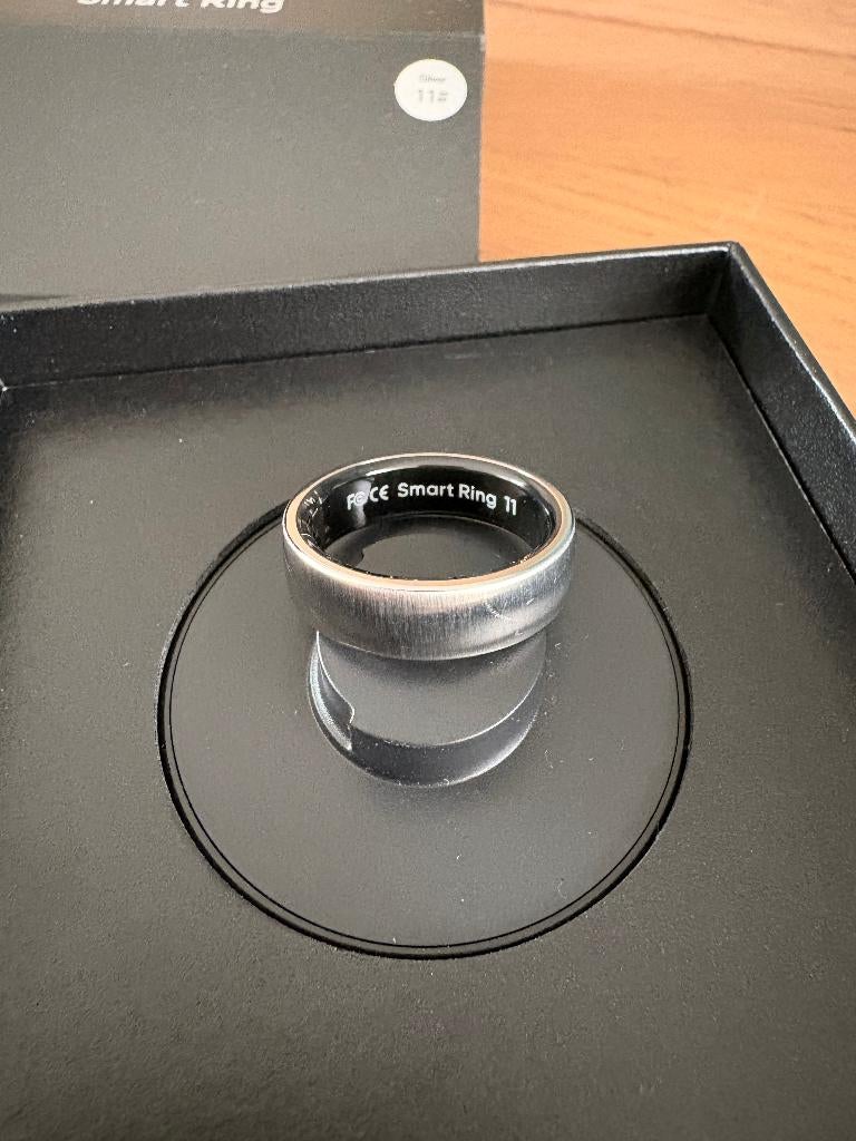 Smart Ring Silver maat 11, IJzer of Staal, Nieuw, Ophalen of Verzenden, Dame of Heer