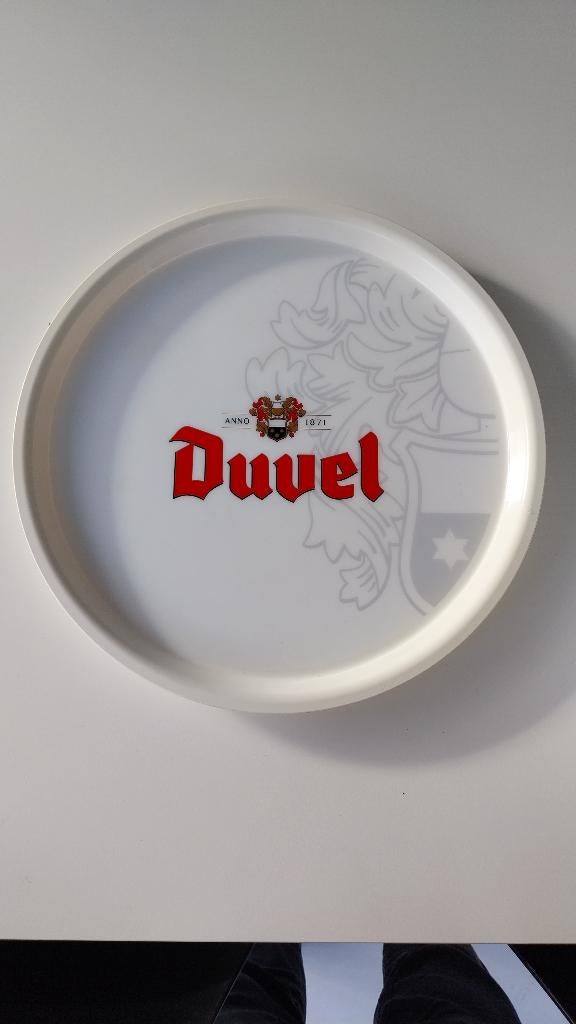 Plastieken plateau Duvel, Verzamelen, Ophalen of Verzenden, Gebruikt, Gebruiksvoorwerp