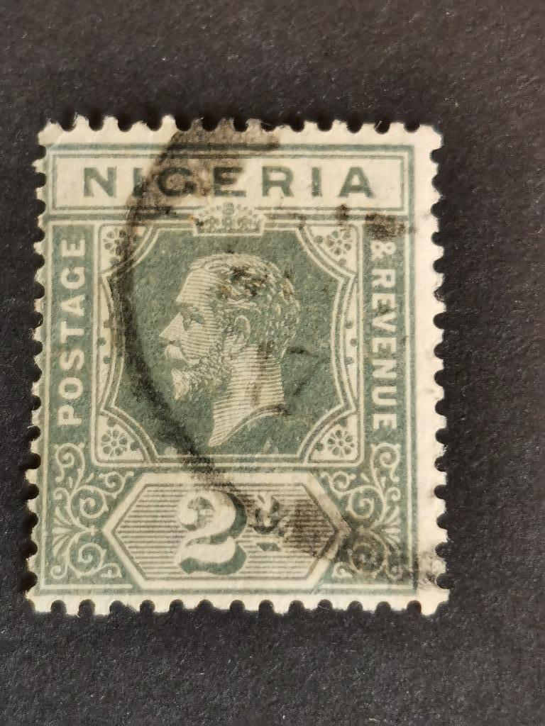 Nigeria 1914 - Koning George V, Postzegels en Munten, Postzegels | Afrika, Ophalen of Verzenden, Nigeria, Gestempeld
