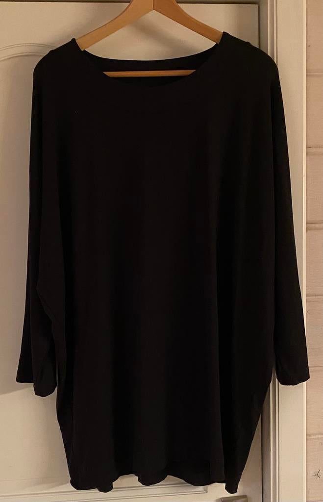 Mooie zwarte bloes voor de mooie elegante dames. Maatje 44, Kleding | Dames, Ophalen, Zo goed als nieuw, Zwart, Shirt of Top