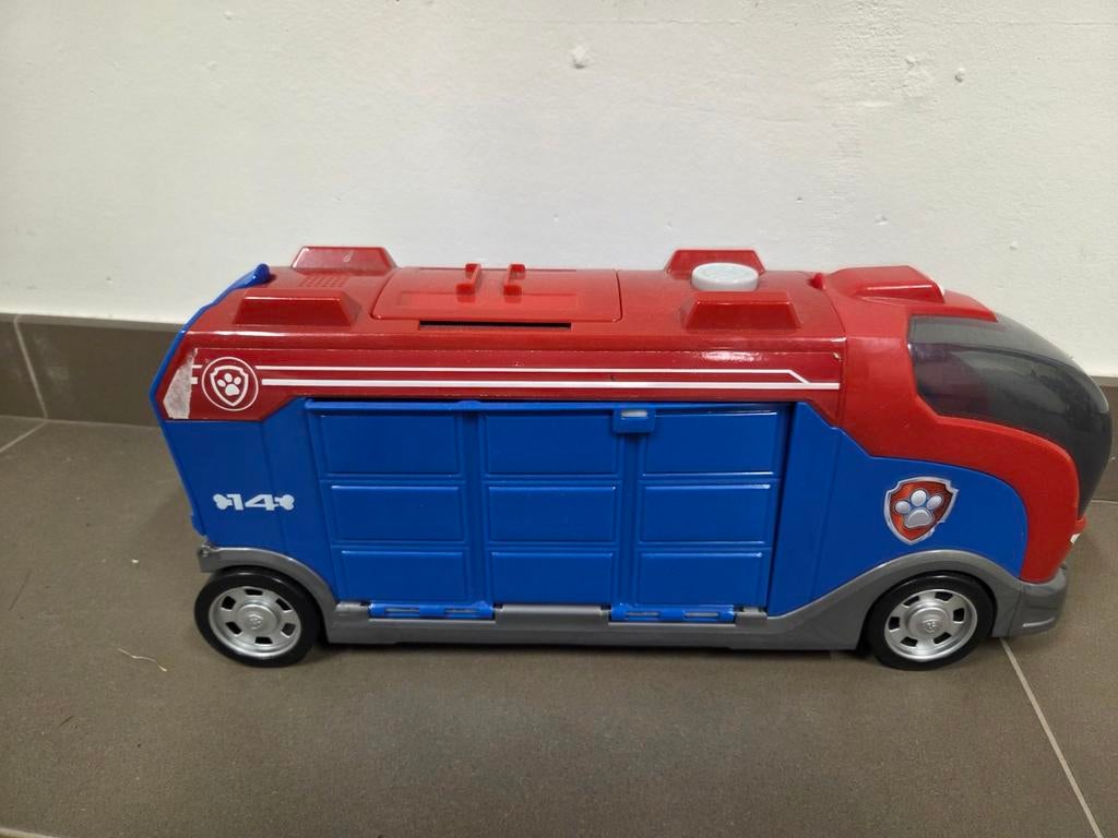 Paw patrol kleine bus met 3 kleine autootjes, Enlèvement ou Envoi