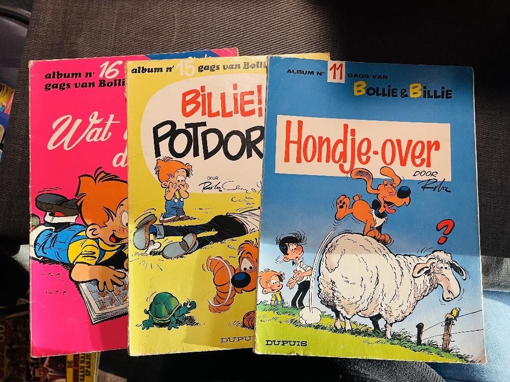 Billie & Bollie strips, 3 stuks, Meerdere stripboeken, Ophalen of Verzenden, Gelezen, Dupuis