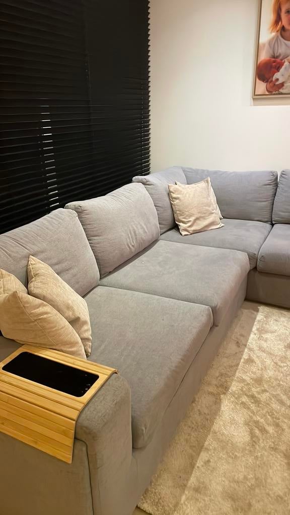 L hoekzetel, Ophalen, Gebruikt, Stof