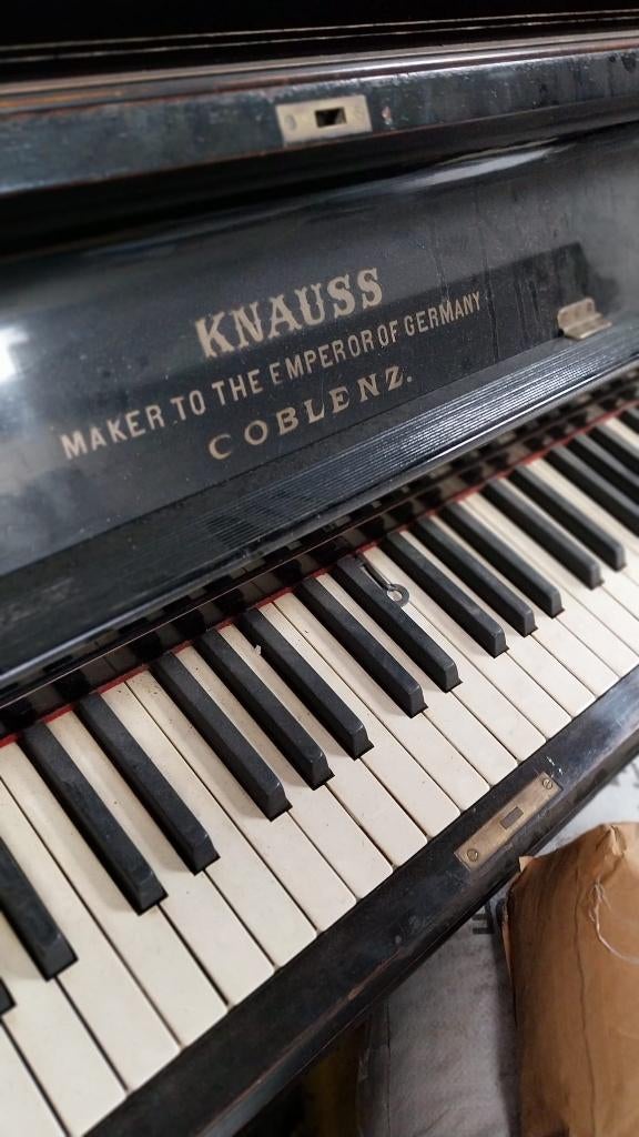 piano, Muziek en Instrumenten, Ophalen, Gebruikt, Zwart, Piano