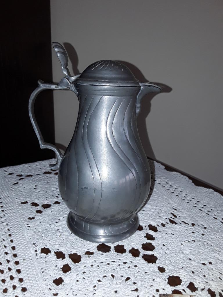 Cruche en véritable étain avec certificat, Antiquités & Art, Antiquités | Étain, Enlèvement
