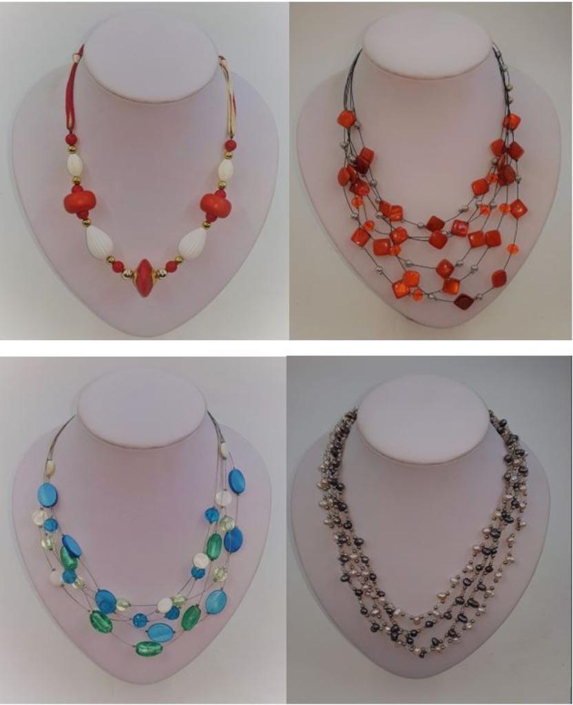 diverse halskettingen in leuke kleuren, Bijoux, Sacs & Beauté, Colliers, Enlèvement ou Envoi, Comme neuf, Autres couleurs, Synthétique
