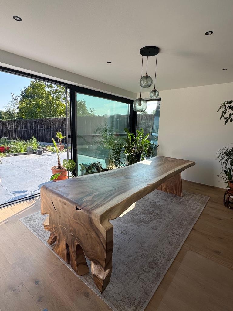 Tables en forme de tronc d'arbre, cascade, objets accroche-r, Enlèvement ou Envoi, Gentstraat 75, 9700 Oudenarde, Comme neuf, Info@boomstamtafel.net