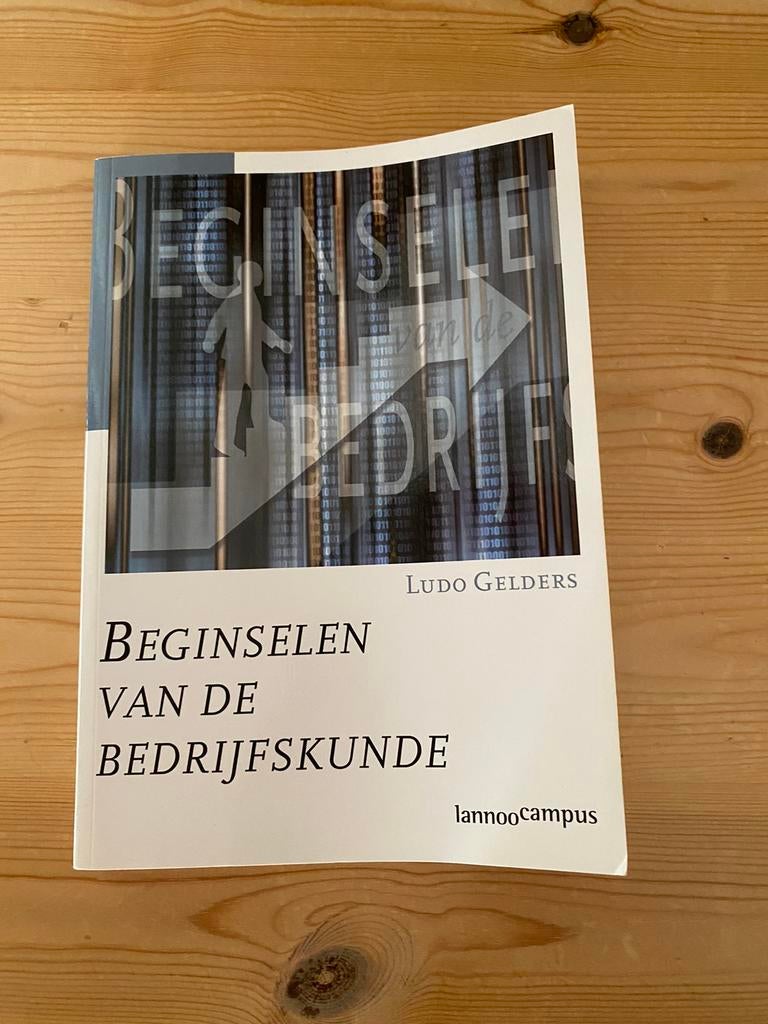 Ludo Gelders - Beginselen van de bedrijfskunde, Ludo Gelders, Enlèvement, Enseignement supérieur, Comme neuf