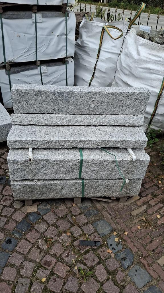 Nieuwe granieten boordstenen 8x20x100, Ophalen, Nieuw