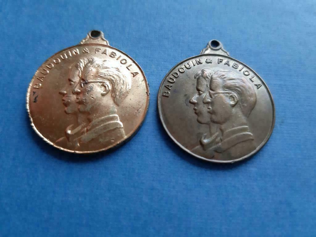 Souvenir du Roi Baudouin et de la Reine Fabiola / 1960, Enlèvement ou Envoi, Utilisé, Timbre(s) ou Monnaie(s)