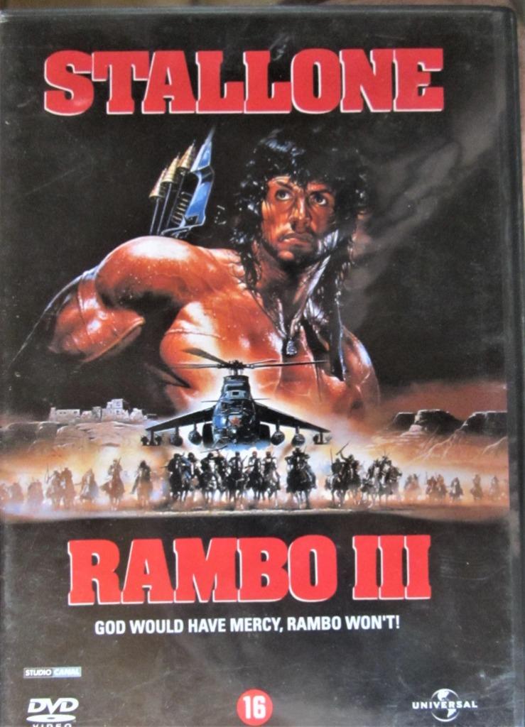 DVD ACTIE/OORLOG- RAMBO 3 (SYLVESTER STALLONE), Tous les âges, Enlèvement ou Envoi, Comme neuf, Thriller d'action